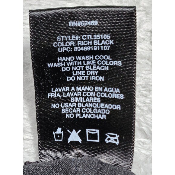 Catalina Womens Black One Piece Swimsuit with Adjustable Straps Sz M 8-10 - Picture 7 of 7